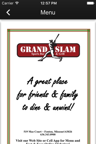 Grand Slam Sports Bar and Grill screenshot 2