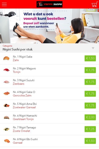 Toppi Sushi screenshot 2