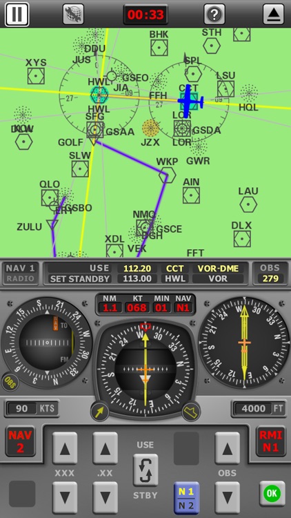Radio Navigation Simulator - IFR for Pilots screenshot-4