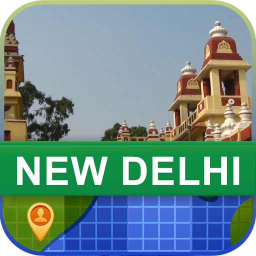 Offline New Delhi, India Map - World Offline Maps icon