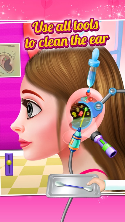 Little Girl Ear doctor surgery - Simulator Game