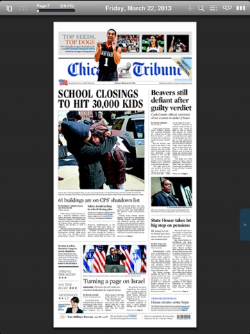 Chicago Tribune -- Digital Edition for iPad screenshot 3