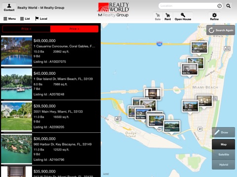 Realty World MRG for iPad screenshot 2