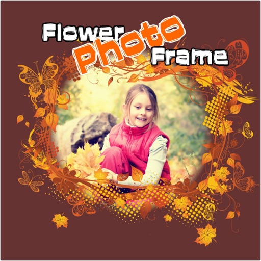 Flower Photo Frames- Butterfly Magic Art HD Editor