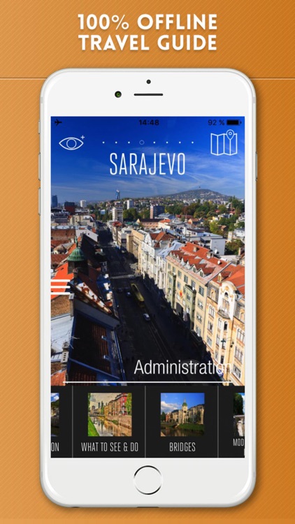 Sarajevo Travel Guide and Offline City Map