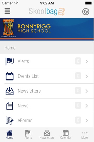 Bonnyrigg High School - Skoolbag screenshot 2