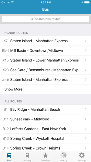 Ny Subway Bus New York City Nyc Mta Realtime Transit Tracker And Map On The App Store