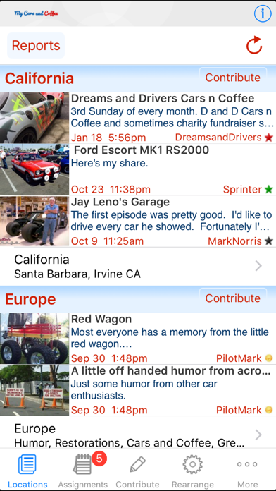Screenshot #2 pour My Cars and Coffee