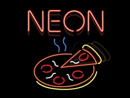 Get your drink or eat on, while you brighten up your messages with this eye-sizzlingly cool pack of neon sign stickers