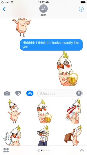 CockatoMoji Stickers - for iMessage(圖2)-速報App