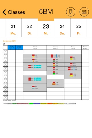 Schedule Viewer for Untis screenshot 2