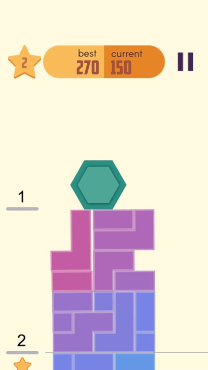 Wood Balance with 6 Edges Hexagon Timeless Puzzle screenshot-3