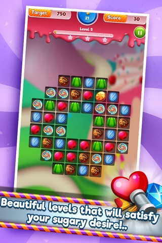 Goober Candy Craze! Match-3! screenshot 3