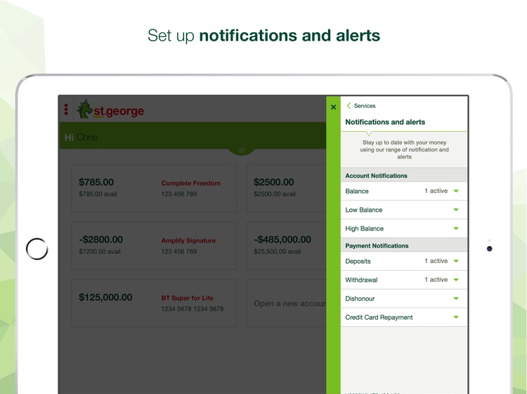 St.George Banking for iPad screenshot-4