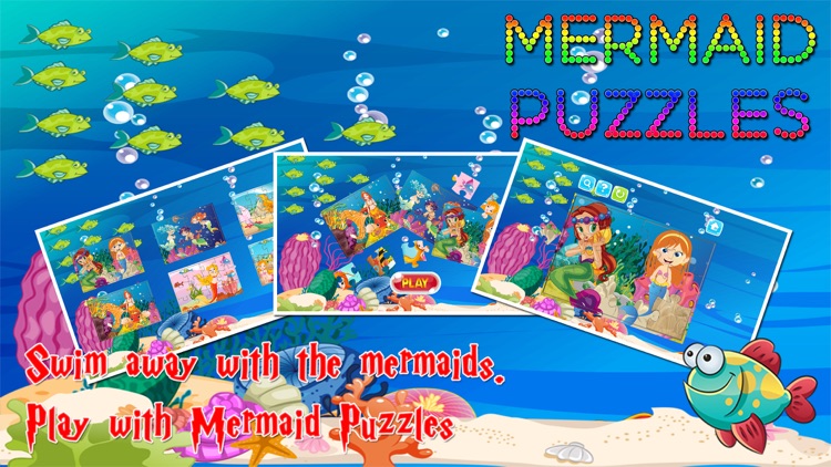 Mermaid Princess Jigsaw Puzzles Games for Toddlers