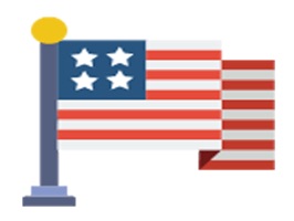 Stick a sticky sticker on your messages for every major US holiday
