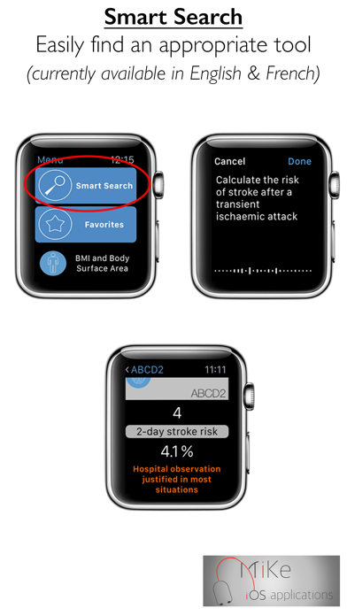 Medical Calc for Apple Watch screenshot 2