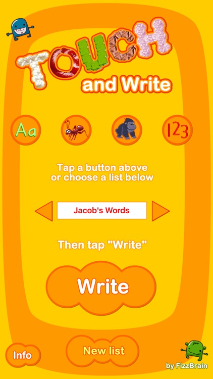 Touch and Write