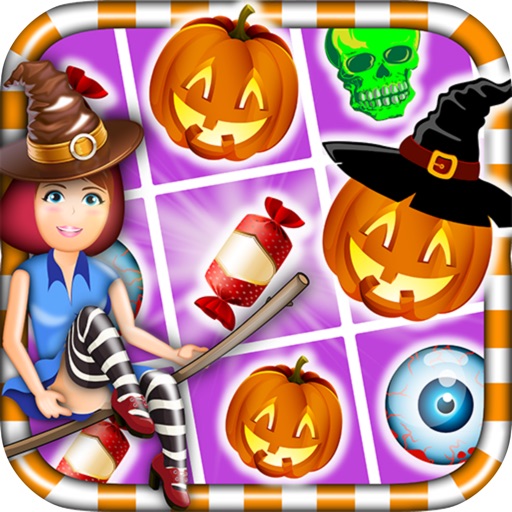 Candy Witch Puzzle Halloween Icon