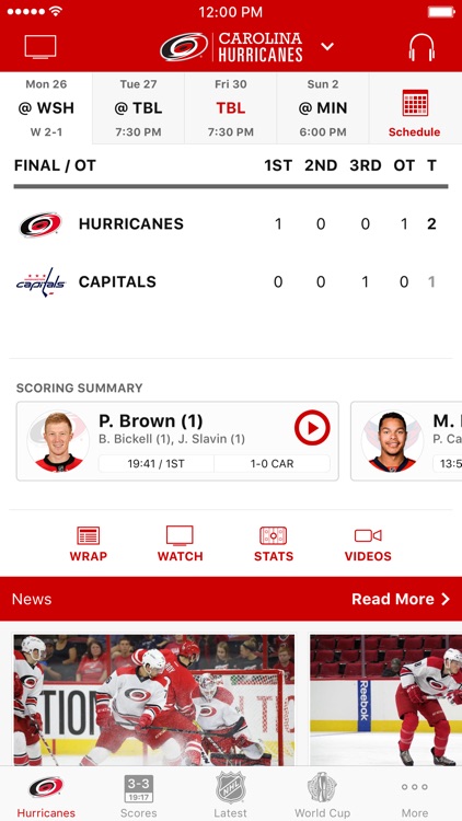 Carolina Hurricanes Official App