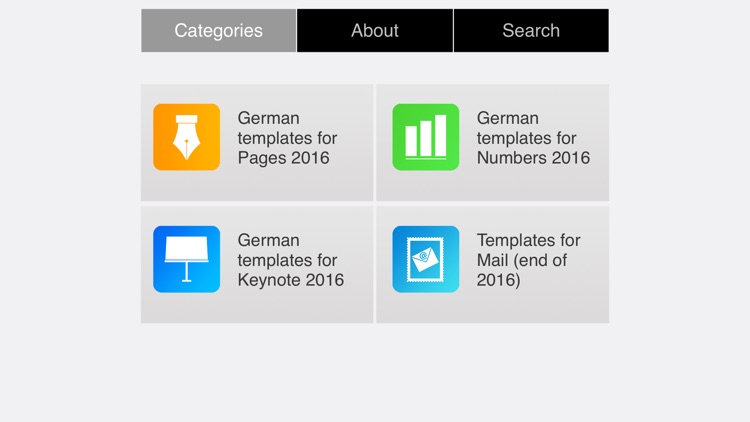German Templates for iWork 2016