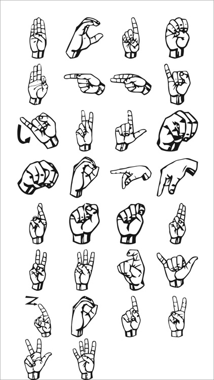 Sign Language Sticker Pack