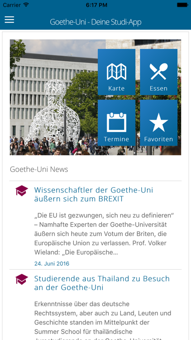 How to cancel & delete Goethe-Uni from iphone & ipad 1