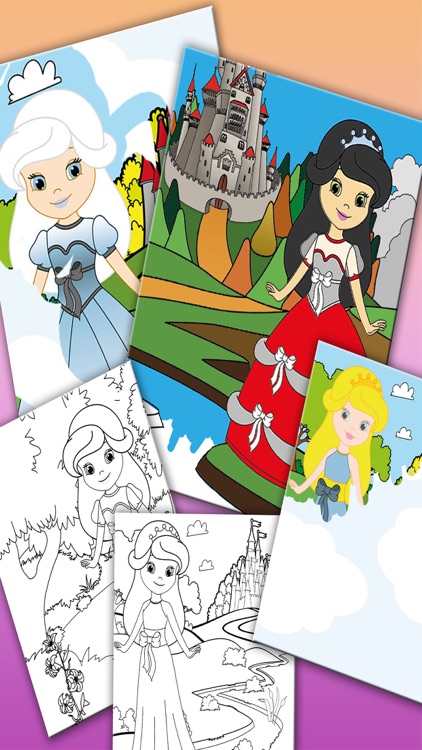 Scratch and paint Princesses - Premium