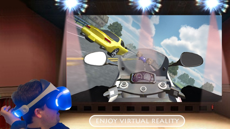 Real Bike Traffic Rider Virtual Reality Glasses screenshot-3