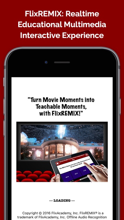 FlixREMIX® Augmented Reality Movies for Education!