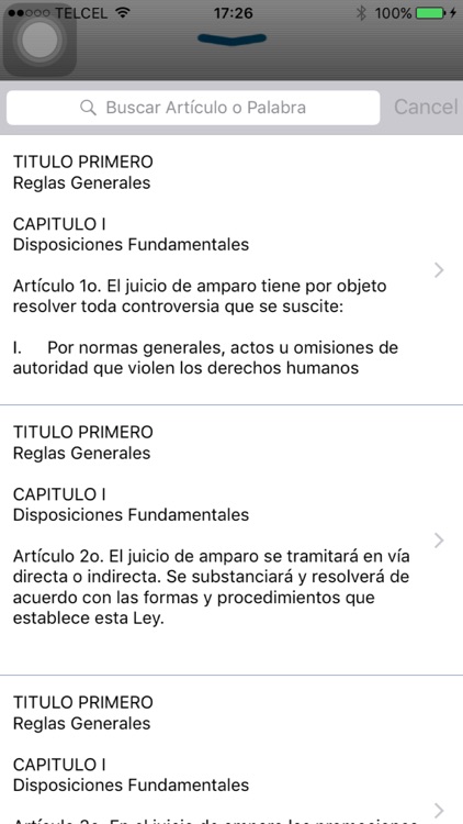 Ley de Amparo, Reglamentaria de la Constitución screenshot-0