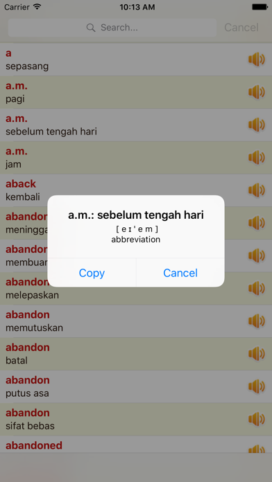 How to cancel & delete English Indonesian Dictionary Offline Free from iphone & ipad 3