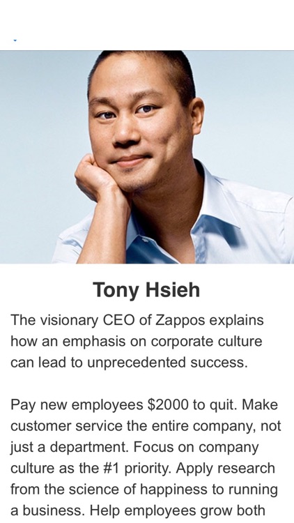 Delivering Happiness by Tony Hsieh Meditation