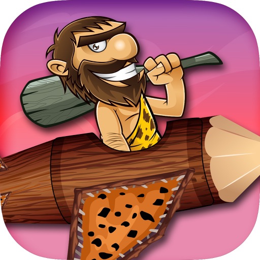 A Caveman Flying Game FREE - Troglodyte Flight Adventure Icon