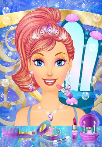 Ice Princess Mermaid Salon: Girls Makeover Games screenshot 3