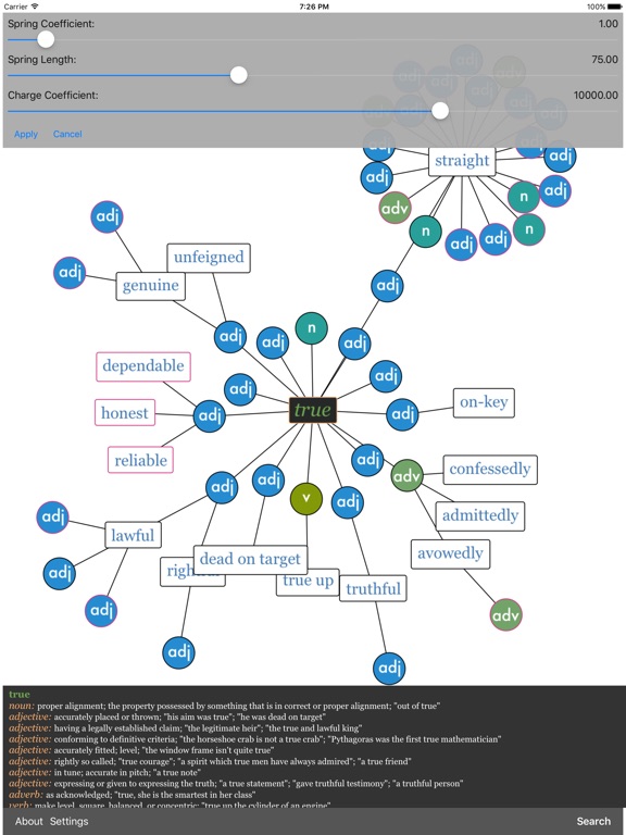 TheSaurus - Interactive Visual Thesaurus - AppRecs