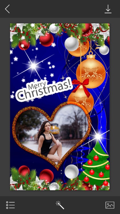 Xmas HD Photo Frame - Frame from the heart