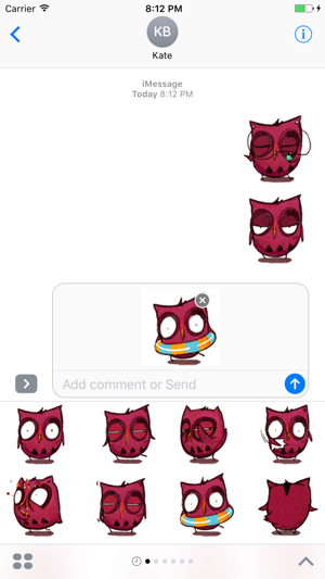 Interesting Owl - Animated Stickers And Emoticons(圖2)-速報App