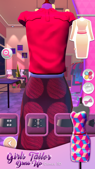 Girls Tailor Dress Up 3D: Fun Games For Girls screenshot 3