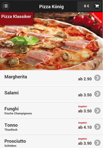 Pizza König Köln screenshot 2
