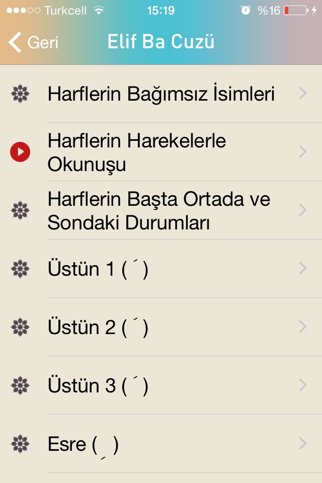 Diyanet Elifba screenshot 2