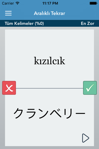 Turkish-Japanese AccelaStudy® screenshot 2