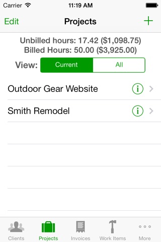 Timewerks: Mobile Billing Lite screenshot 2