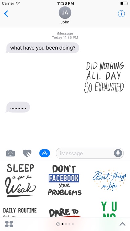 QUOTEs Stickers for iMessage