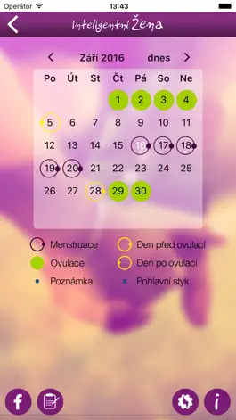 Game screenshot Inteligentní žena - můj kalendář apk