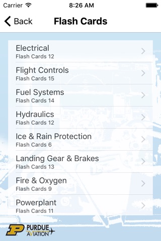 Purdue Aviation Phenom 100 Study App screenshot 2