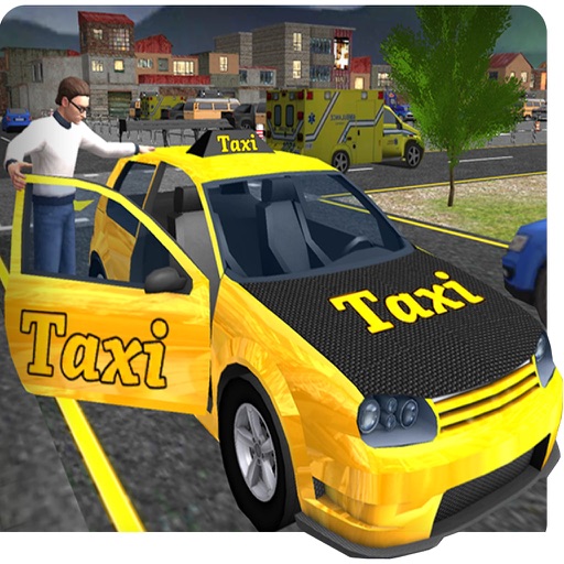 Taxi Car Simulator - Crazy 3D City Driver 2016 Icon