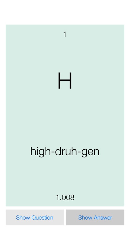 Elements Flashcards Free