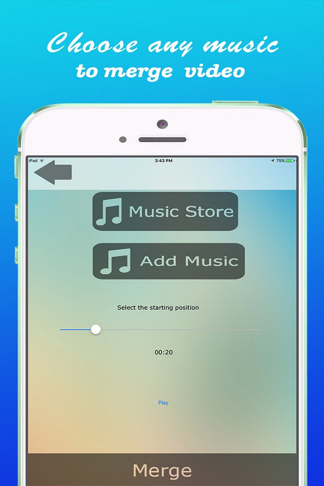 Combine Audio Video: Add Music Soundtrack Tune To Videos for Fun screenshot 3