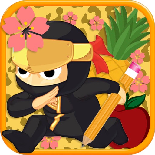 Ninja Pen - Funny Dude Breaks Pineapple and Apple icon